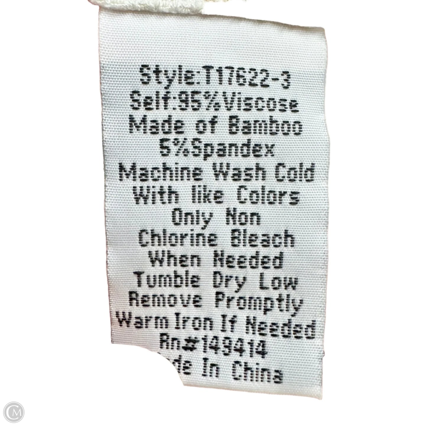 Top Short Sleeve By Johnny Was In Multi-colored, Size: Xl