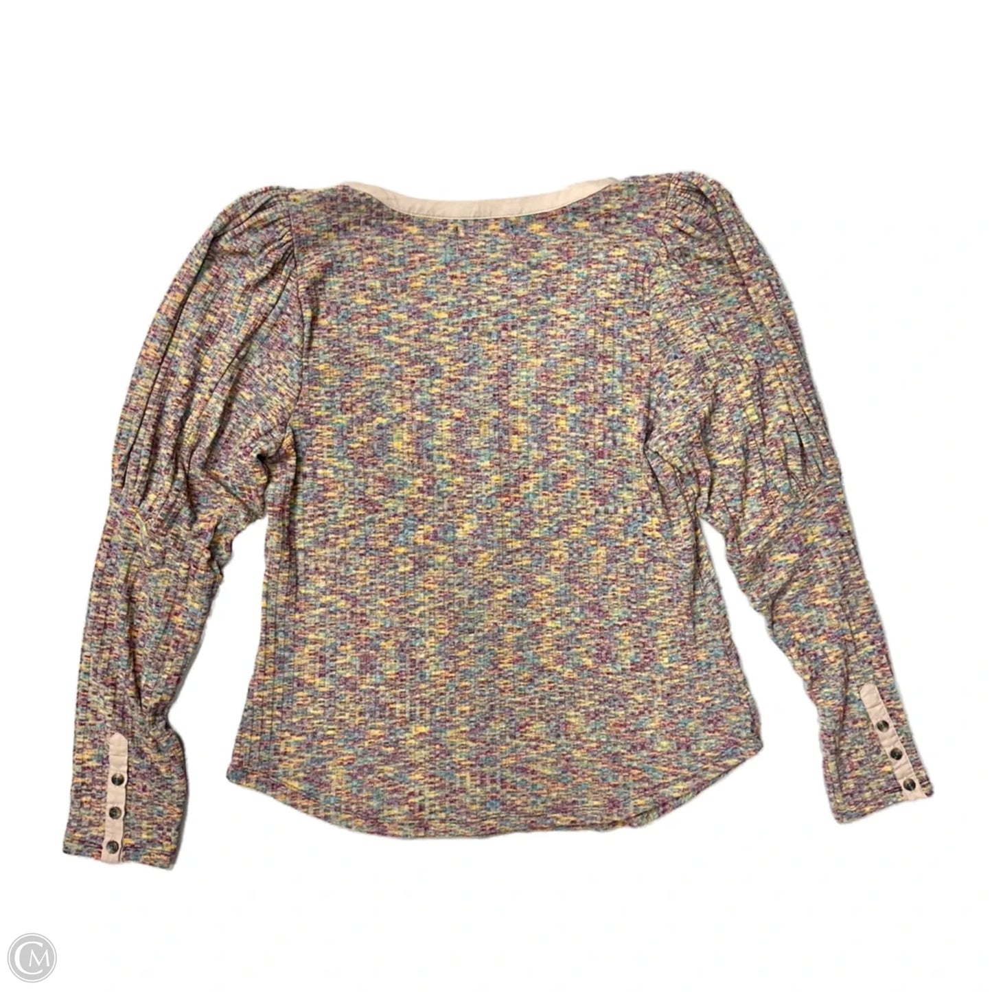 Top Long Sleeve By Anthropologie In Multi-colored, Size: Xl