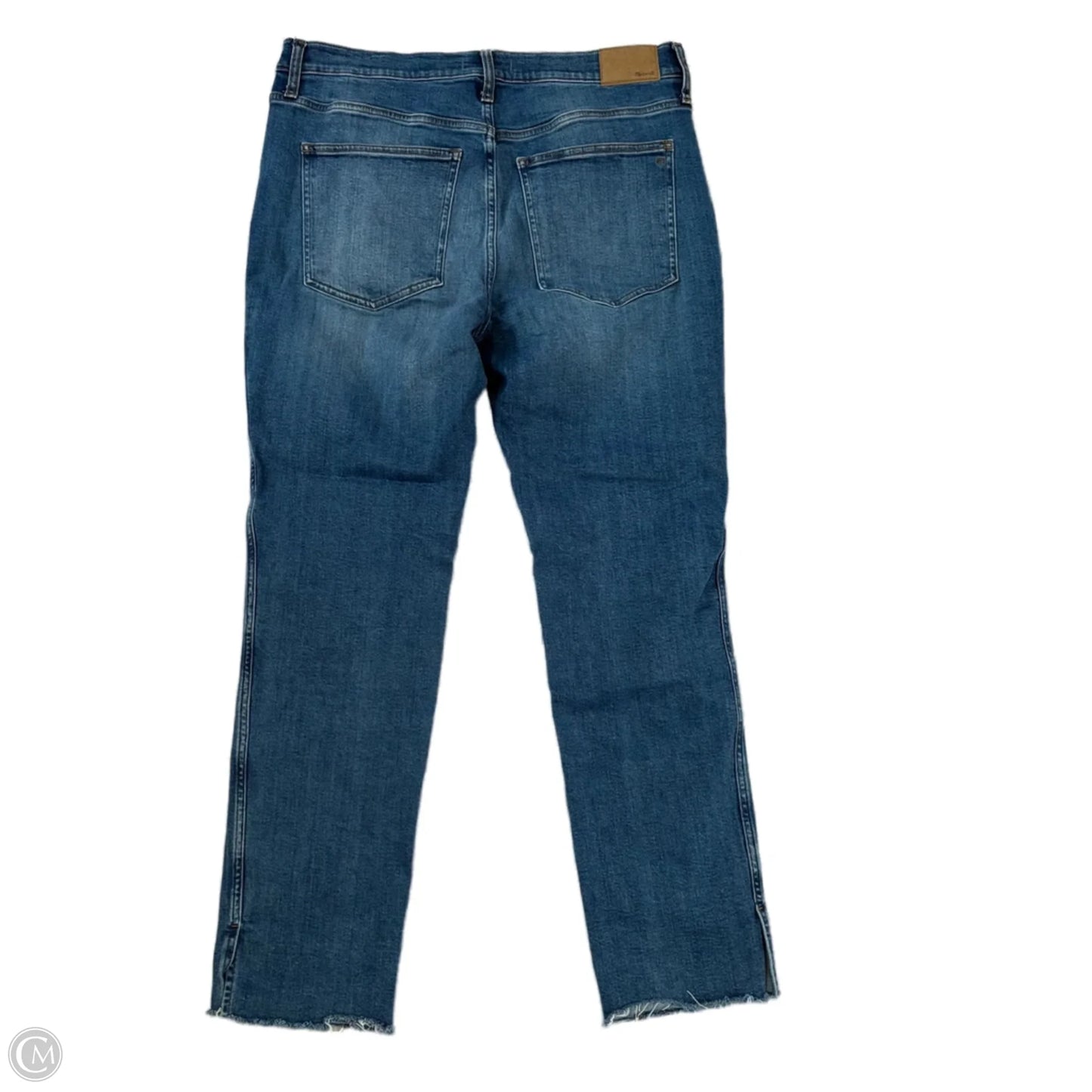 Jeans Straight By Madewell In Blue Denim, Size: 14