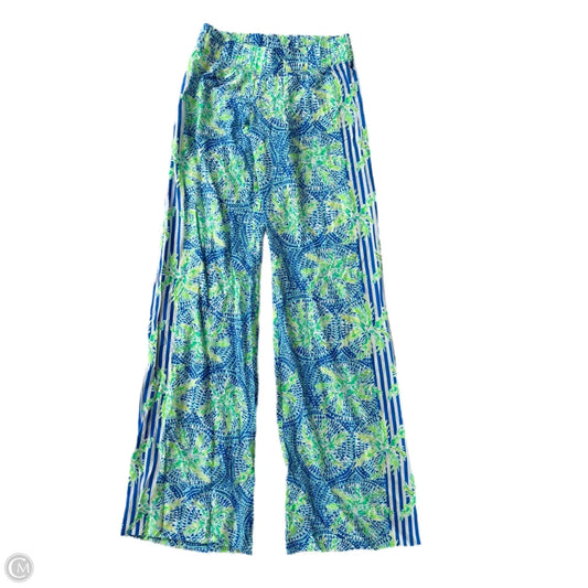 Pants Designer By Lilly Pulitzer In Blue & Green, Size: Xxs