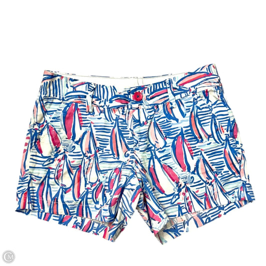 Shorts Designer By Lilly Pulitzer In Blue & Pink, Size: 4