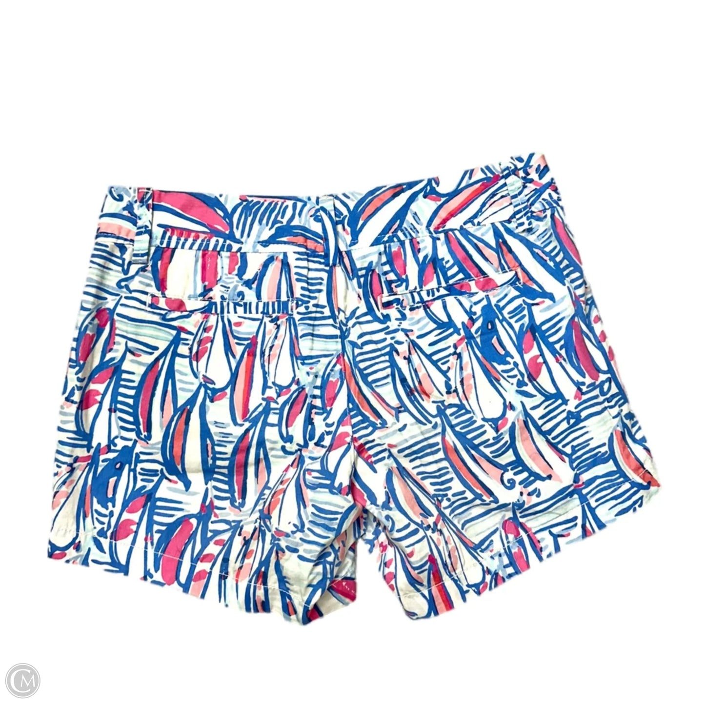 Shorts Designer By Lilly Pulitzer In Blue & Pink, Size: 4