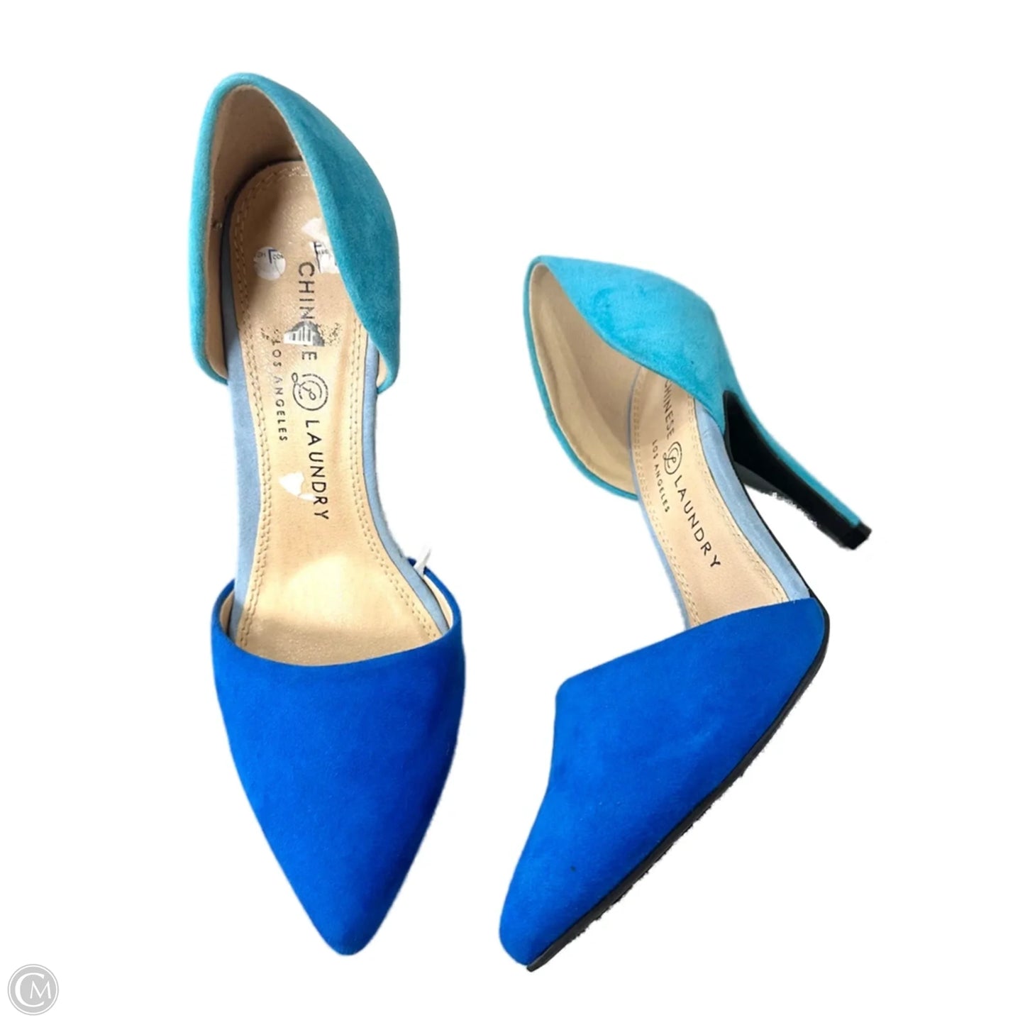 Shoes Heels Stiletto By Chinese Laundry In Blue, Size: 8.5