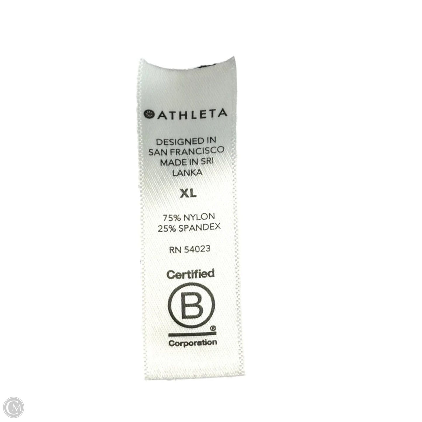 Athletic Tank Top By Athleta In Black, Size: Xl