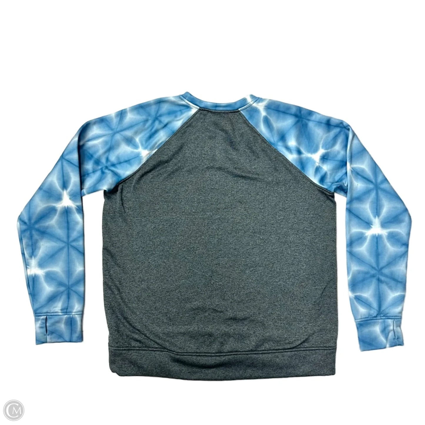 Sweatshirt Crewneck By Burton In Blue & Grey, Size: M