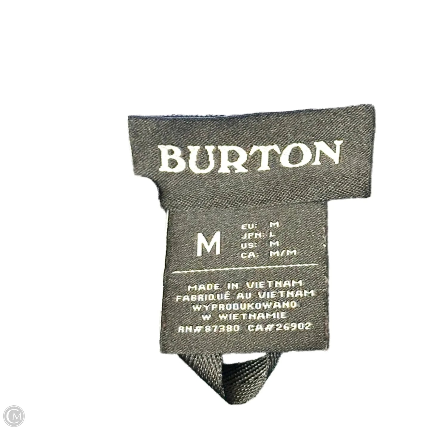 Sweatshirt Crewneck By Burton In Blue & Grey, Size: M