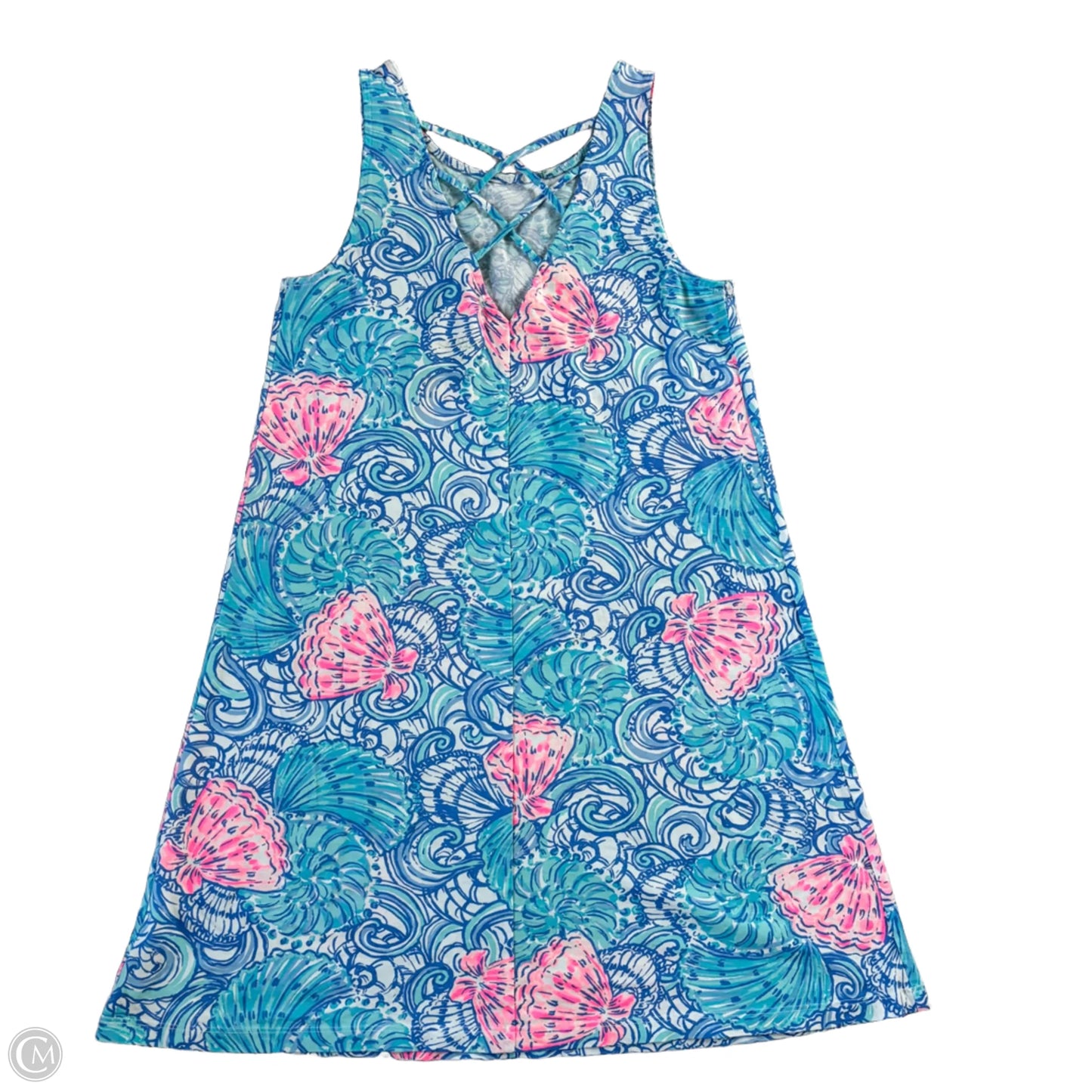 Dress Designer By Lilly Pulitzer In Blue & Pink, Size: Xs