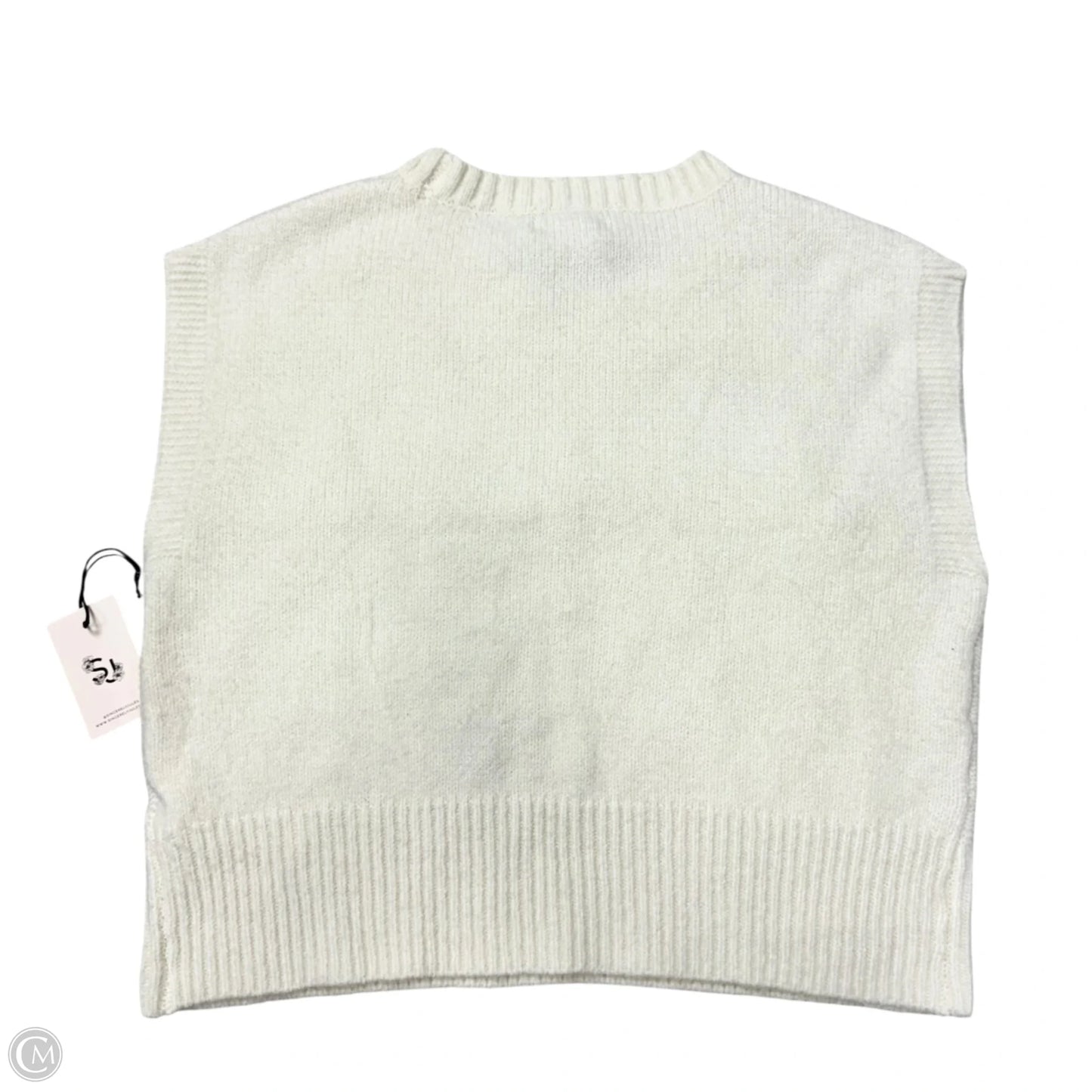 Vest Sweater By Sincerely Jules In White, Size: L