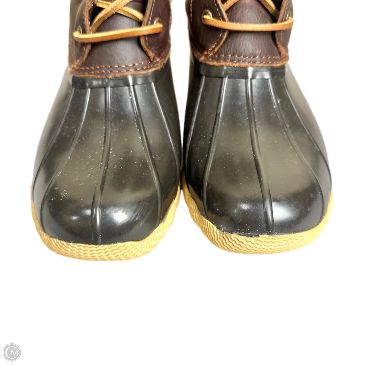 Boots Rain By Sperry In Black & Brown, Size: 9