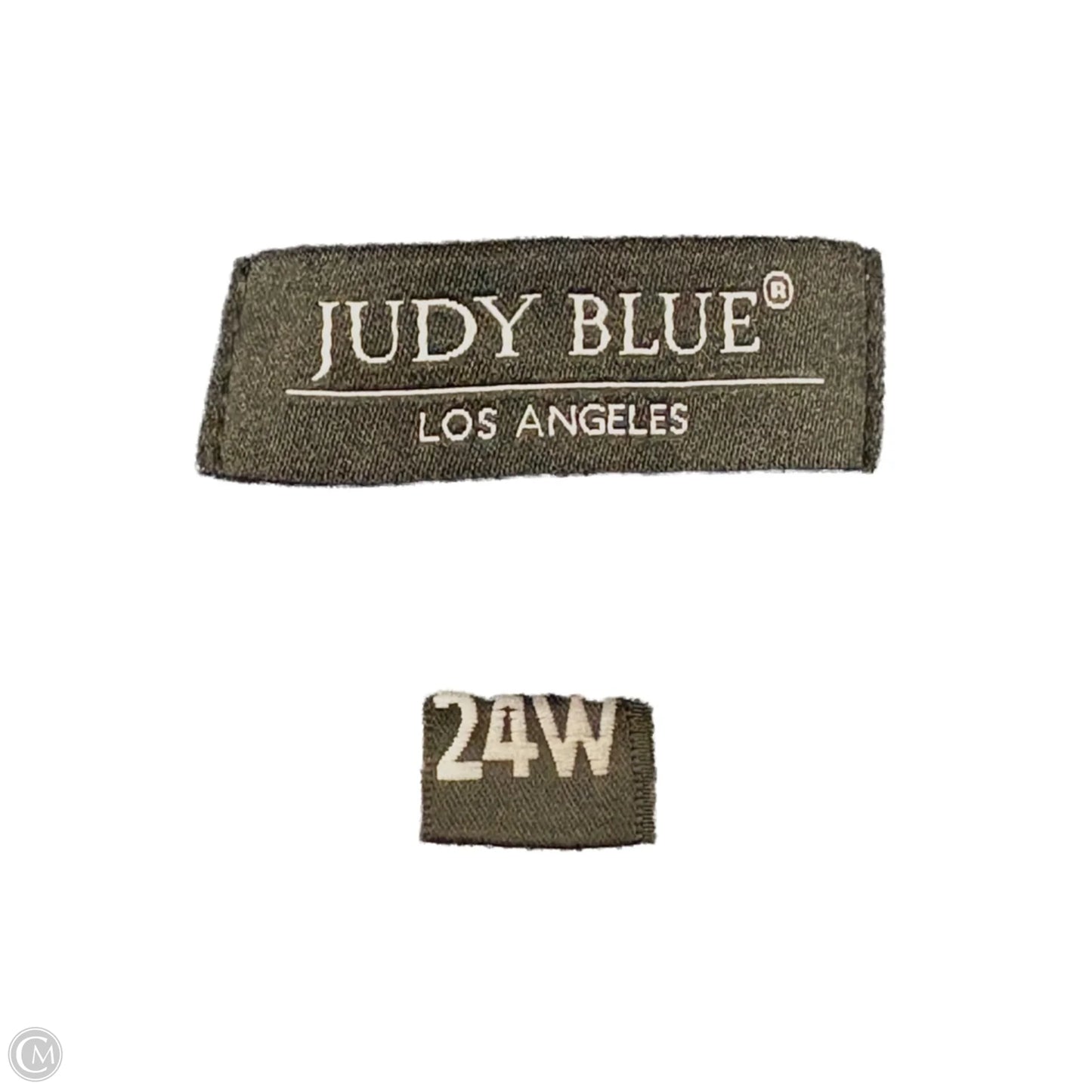 Jeans Wide Leg By Judy Blue In Blue Denim, Size: 24