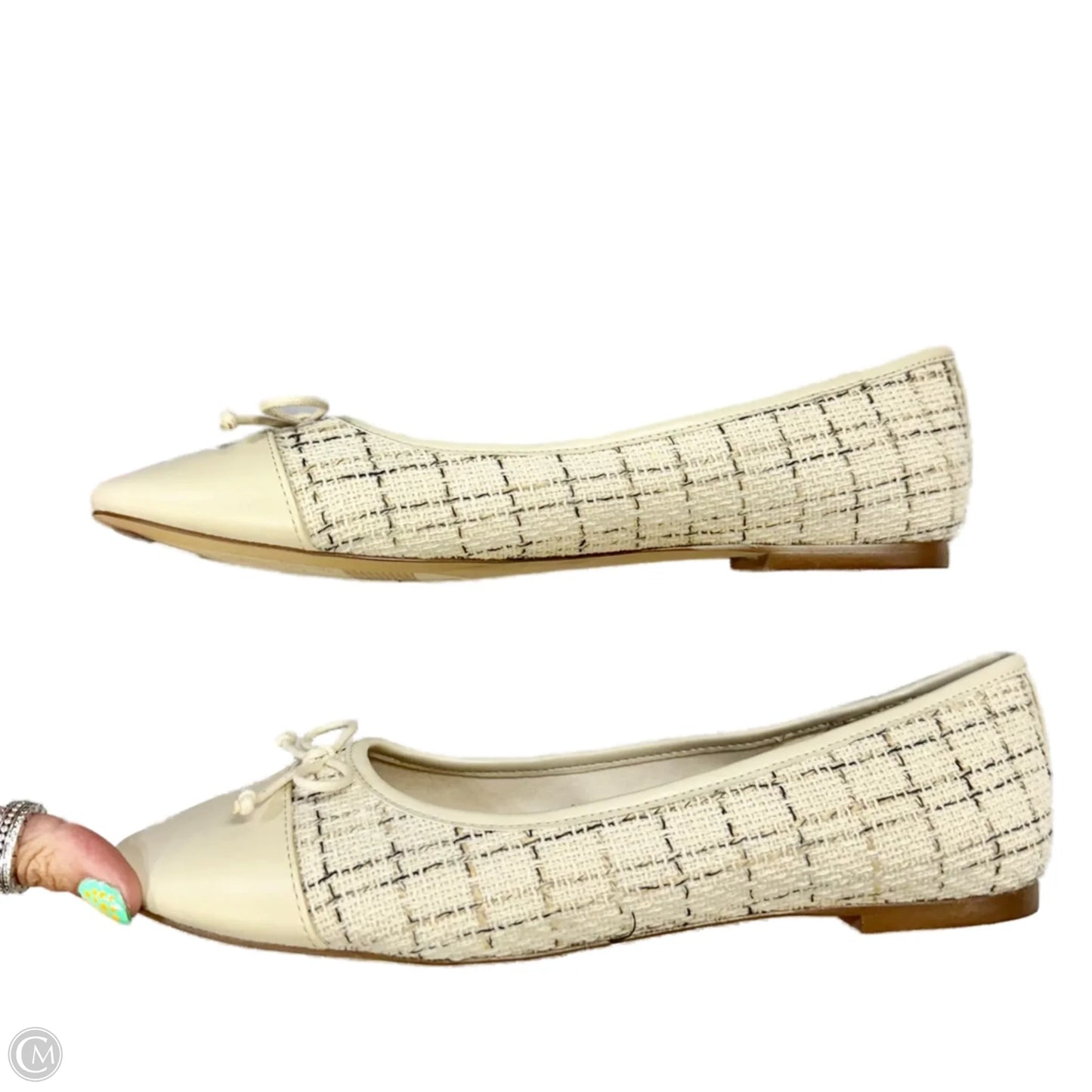 Shoes Flats By J. Crew In Cream, Size: 9.5