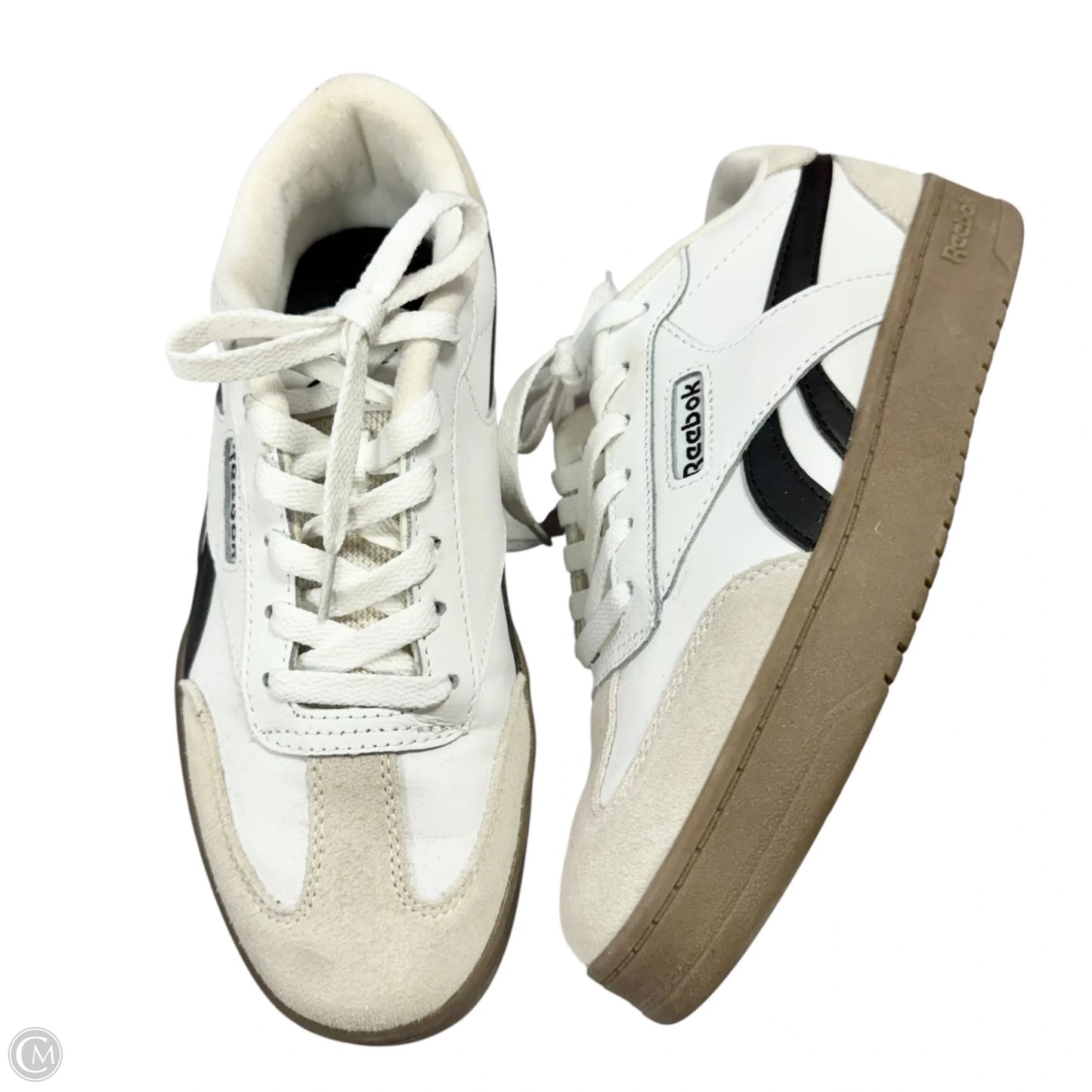 Shoes Athletic By Reebok In Black & White, Size: 7