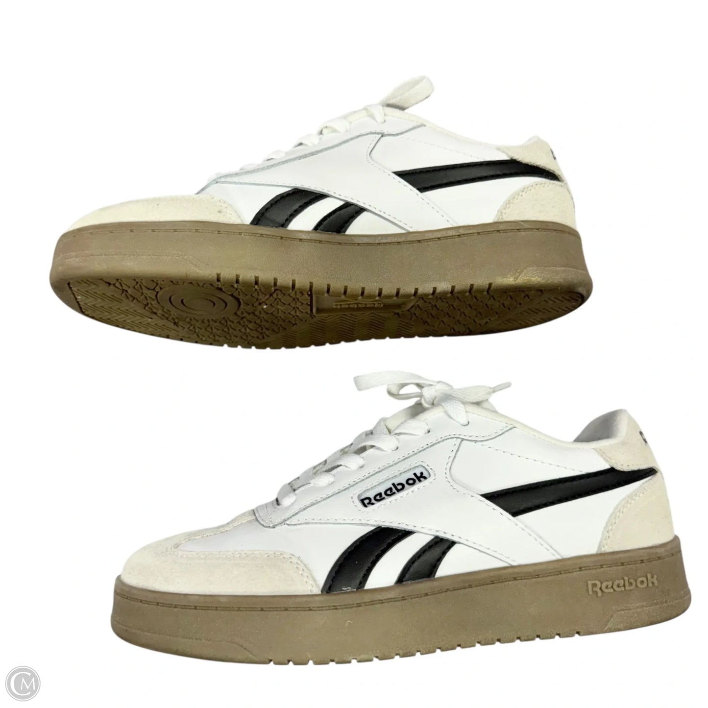 Shoes Athletic By Reebok In Black & White, Size: 7