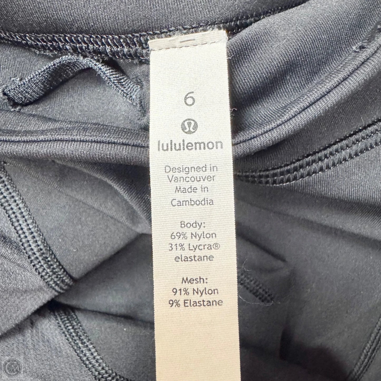 Athletic Capris By Lululemon In Black, Size: S