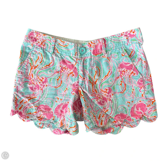 Shorts Designer By Lilly Pulitzer In Blue & Pink, Size: 0