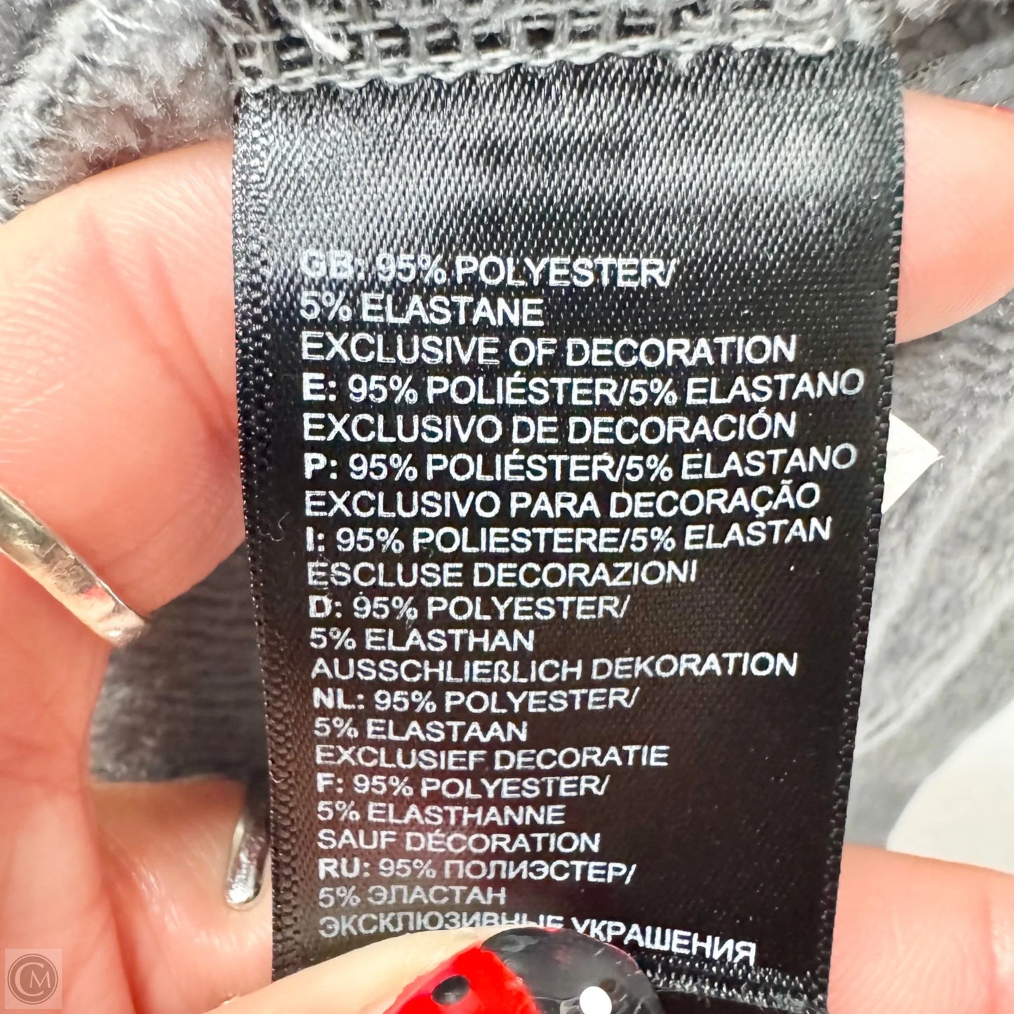 Sweatshirt Collar By The North Face In Grey, Size: M