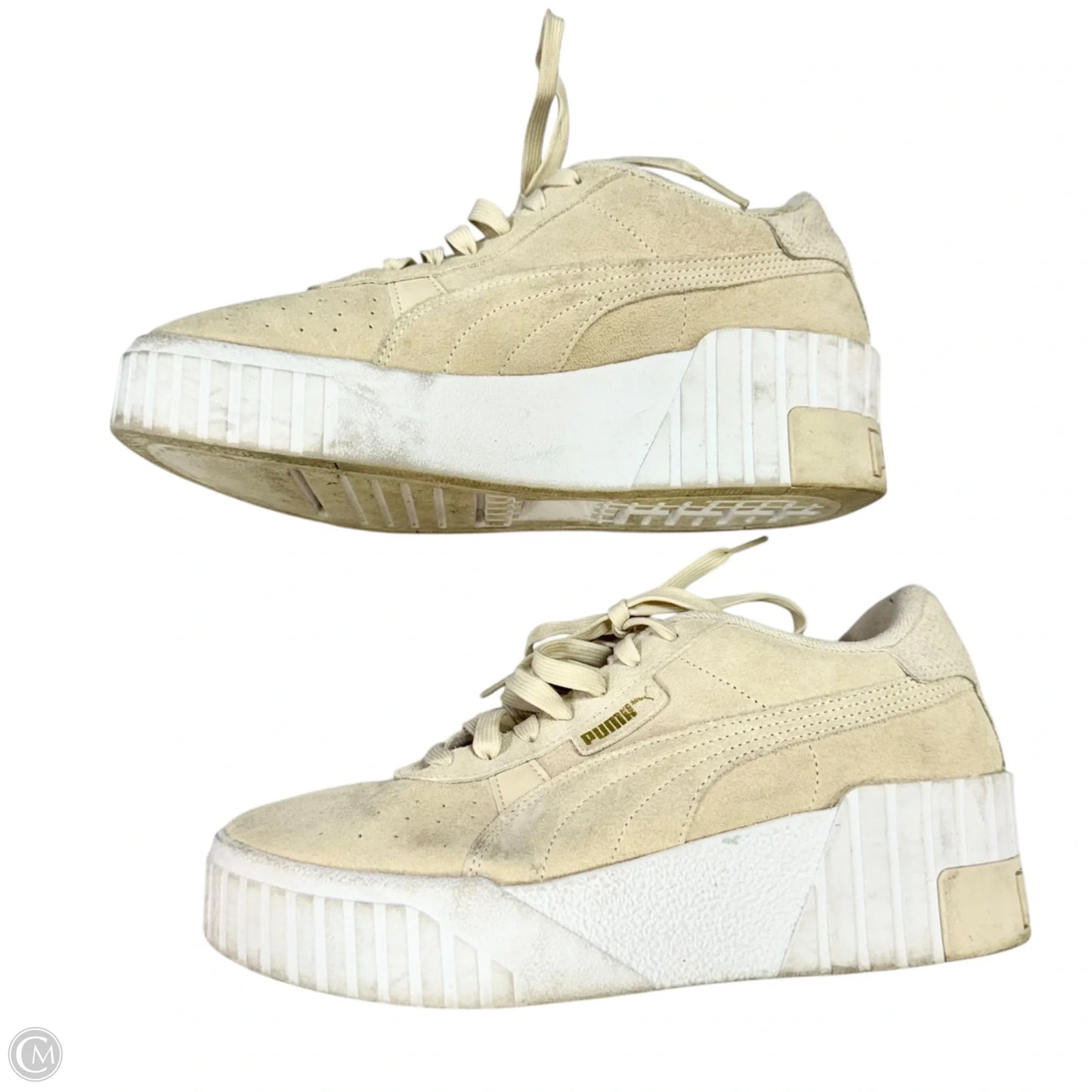 Shoes Sneakers By Puma In Cream, Size: 10