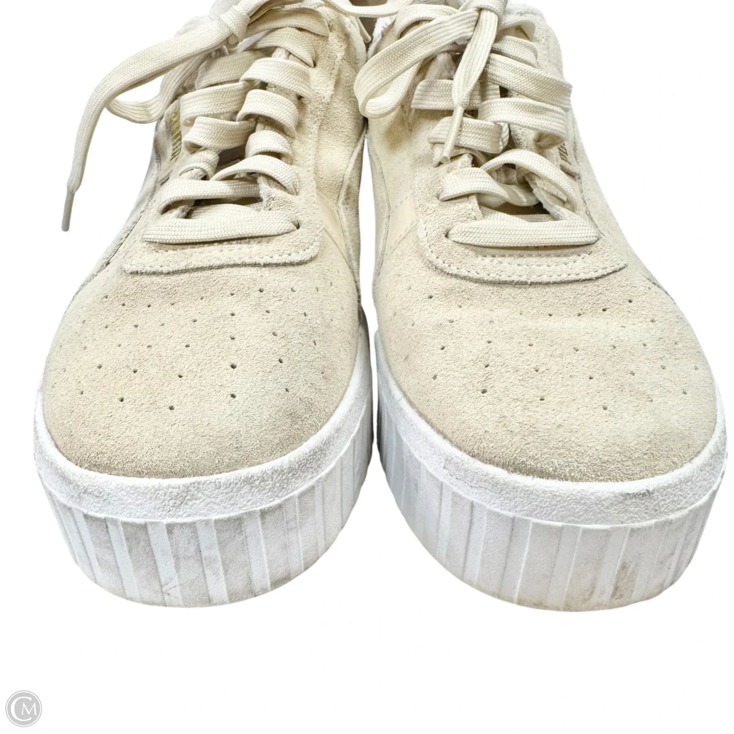 Shoes Sneakers By Puma In Cream, Size: 10