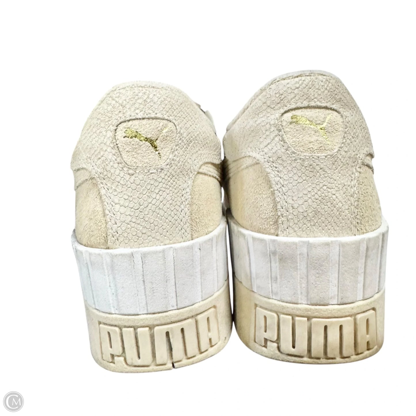 Shoes Sneakers By Puma In Cream, Size: 10