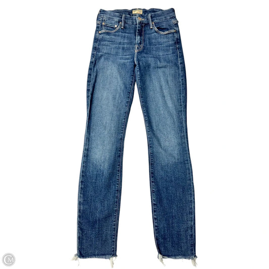 Jeans Skinny By Mother In Blue Denim, Size: 0