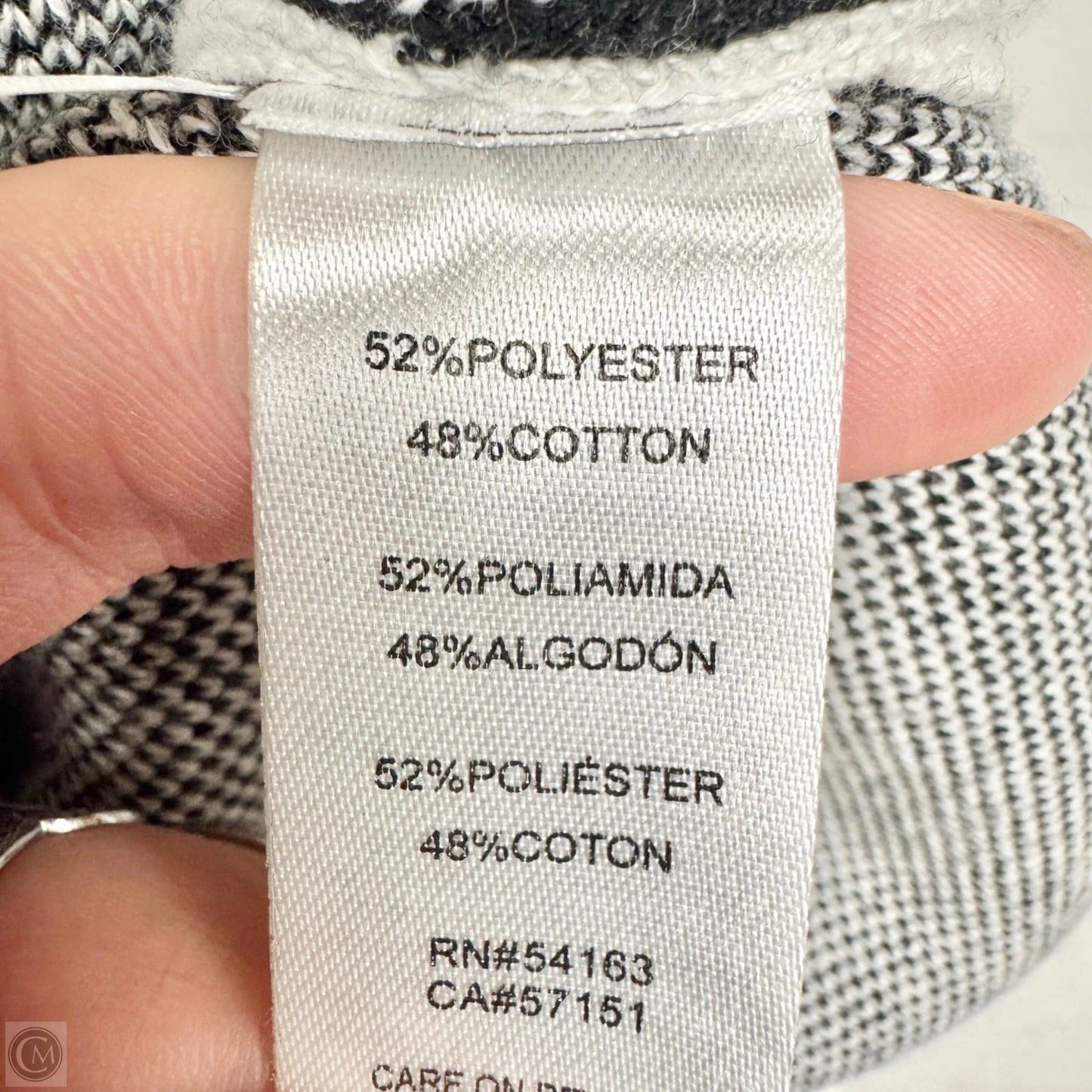 Sweater Designer By Karl Lagerfeld In White, Size: S