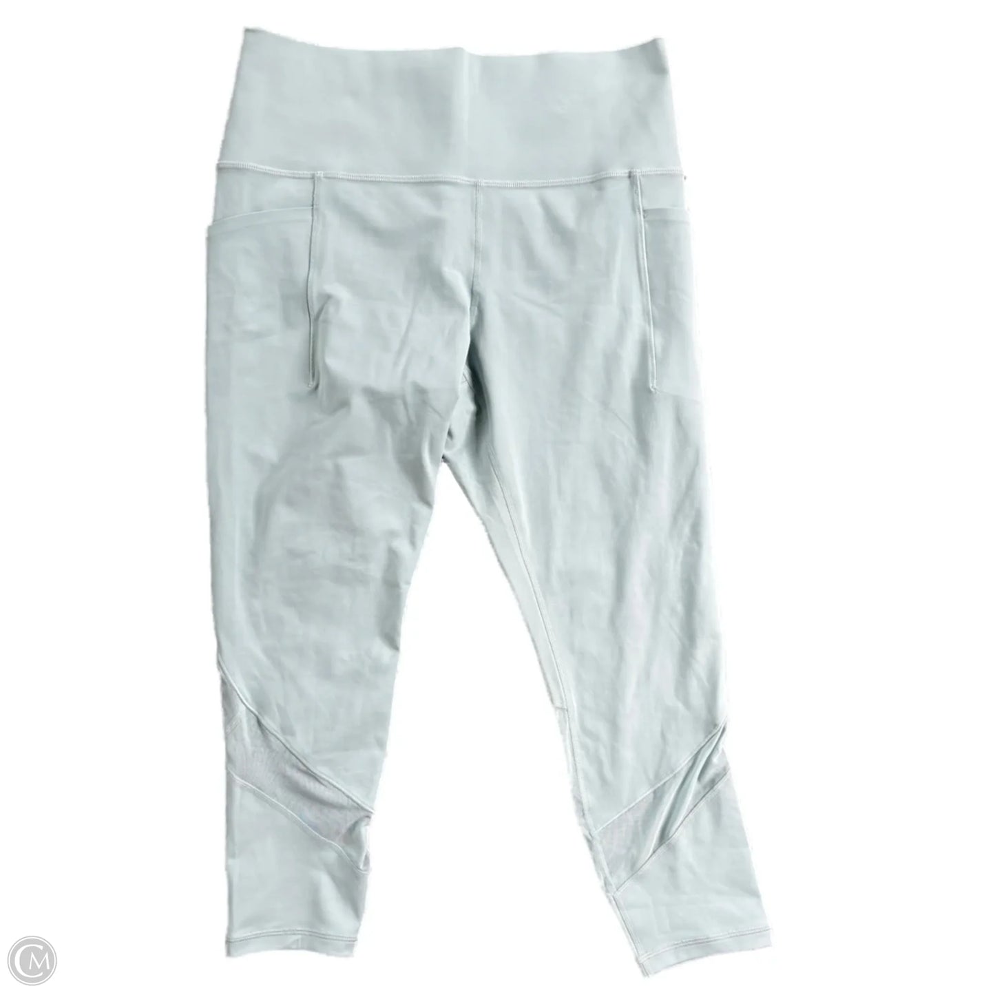 Athletic Leggings By Athleta In Blue, Size: L