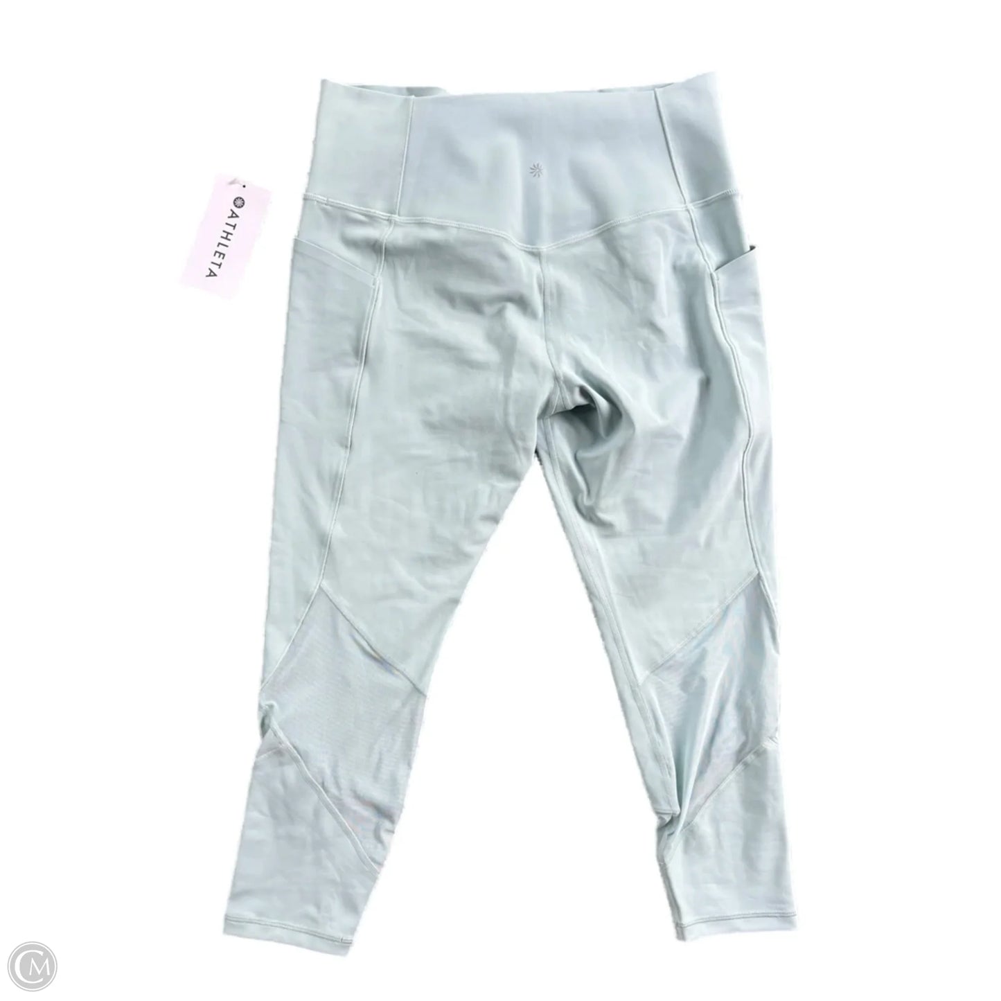 Athletic Leggings By Athleta In Blue, Size: L