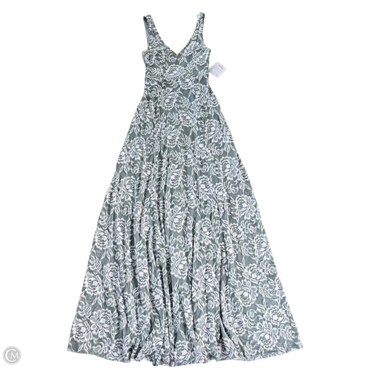 Dress Party Long By Mumu In Green & White, Size: S