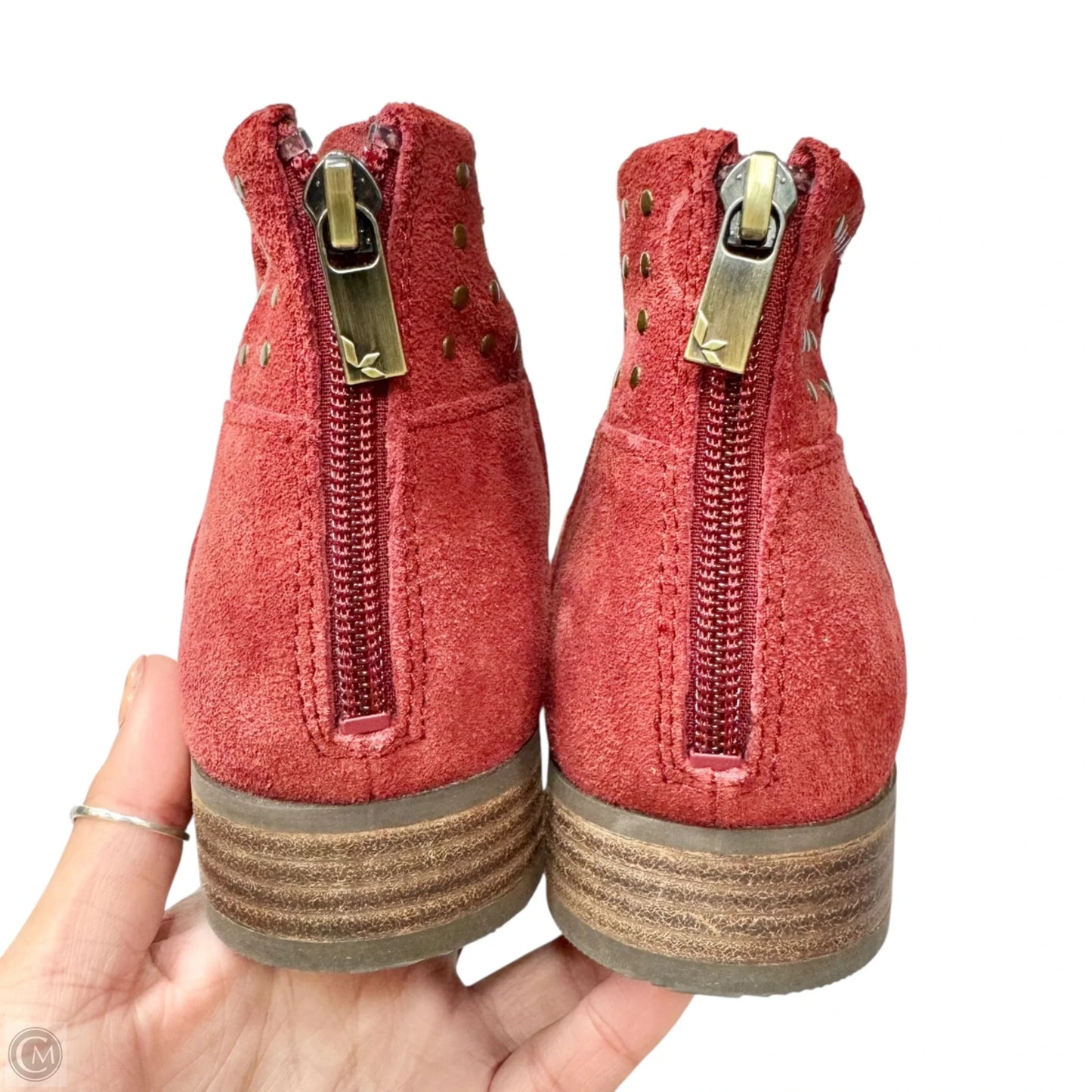Boots Ankle Flats By Koolaburra By Ugg In Red, Size: 9