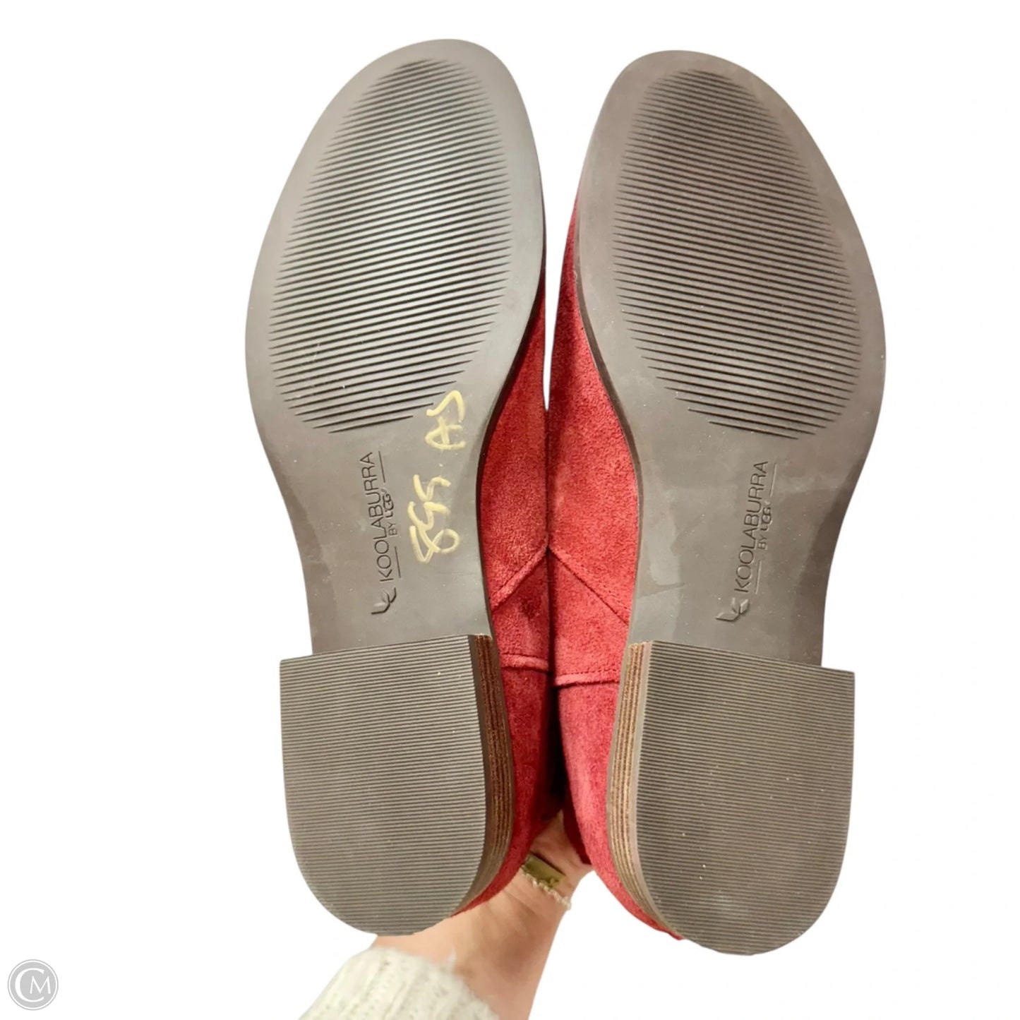 Boots Ankle Flats By Koolaburra By Ugg In Red, Size: 9