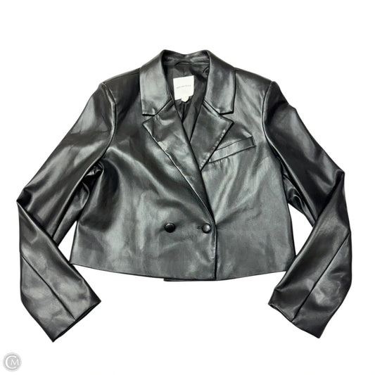 Jacket Moto By Avec Les Filles In Black, Size: L