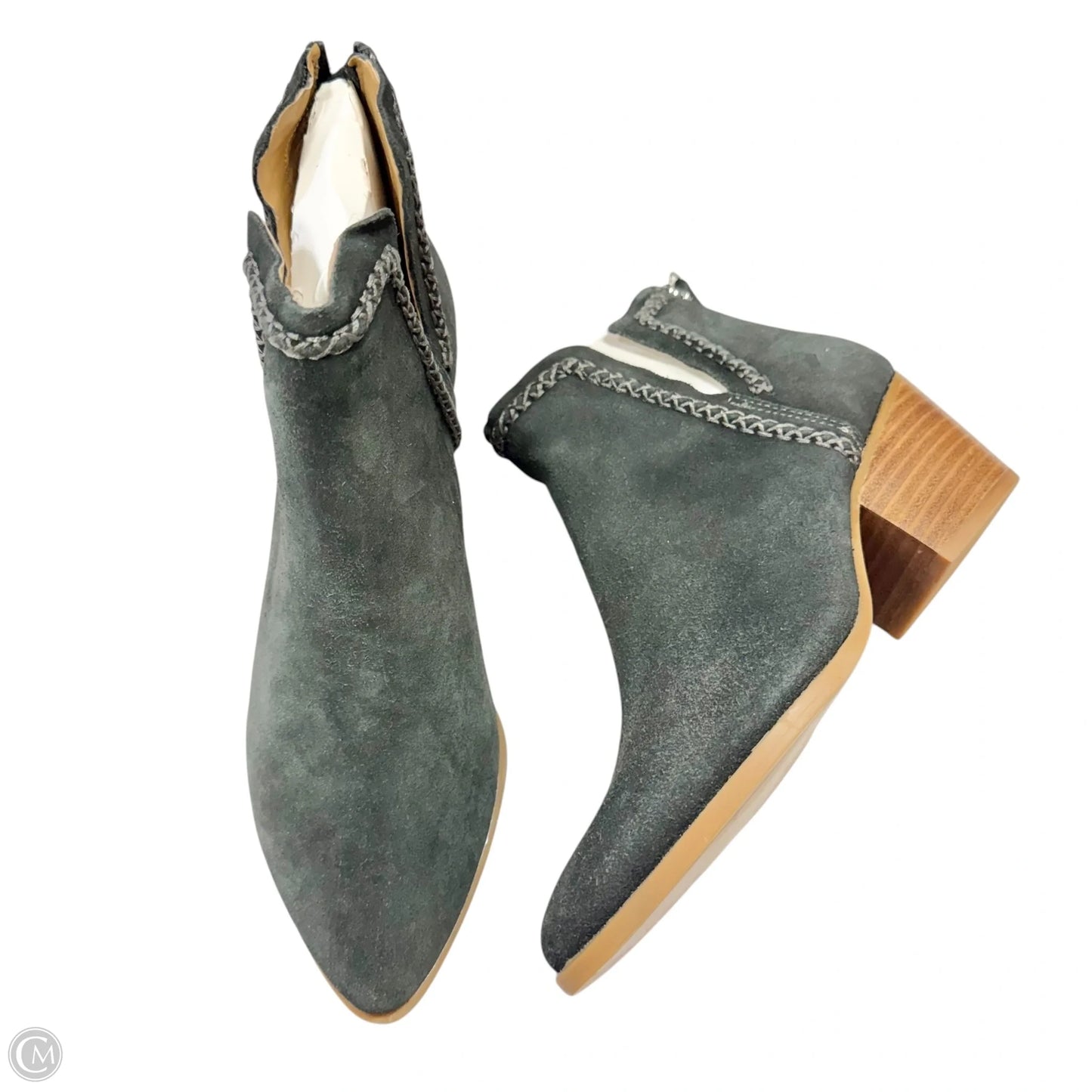 Boots Ankle Heels By Dolce Vita In Grey, Size: 8.5