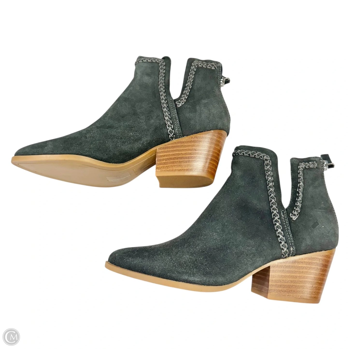 Boots Ankle Heels By Dolce Vita In Grey, Size: 8.5