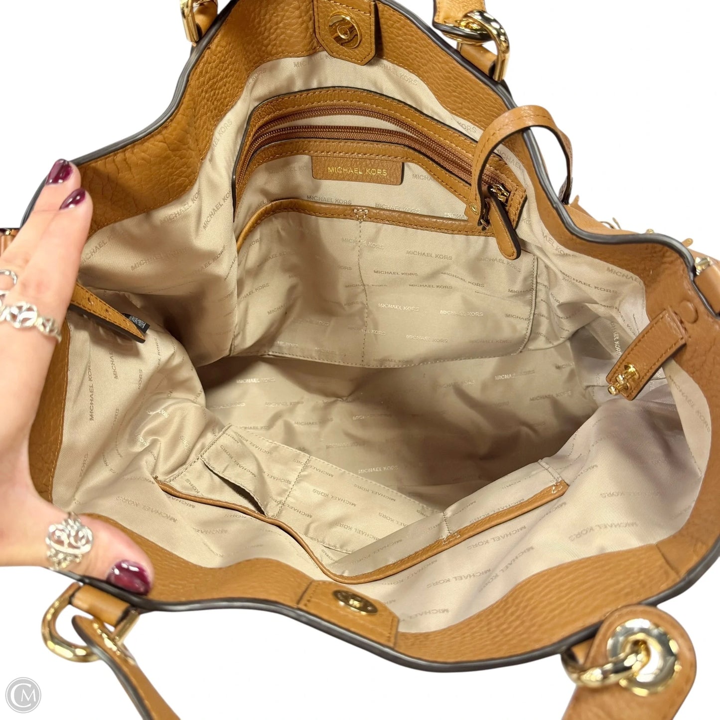 Handbag Designer By Michael Kors, Size: Medium