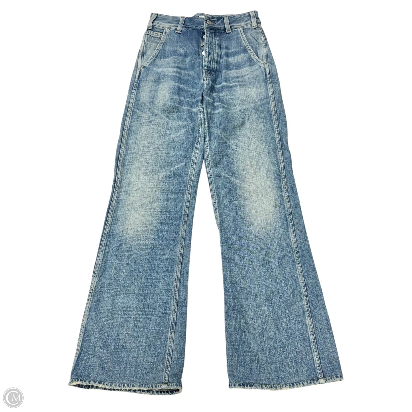 Jeans Flared By Citizens Of Humanity In Blue Denim, Size: 2