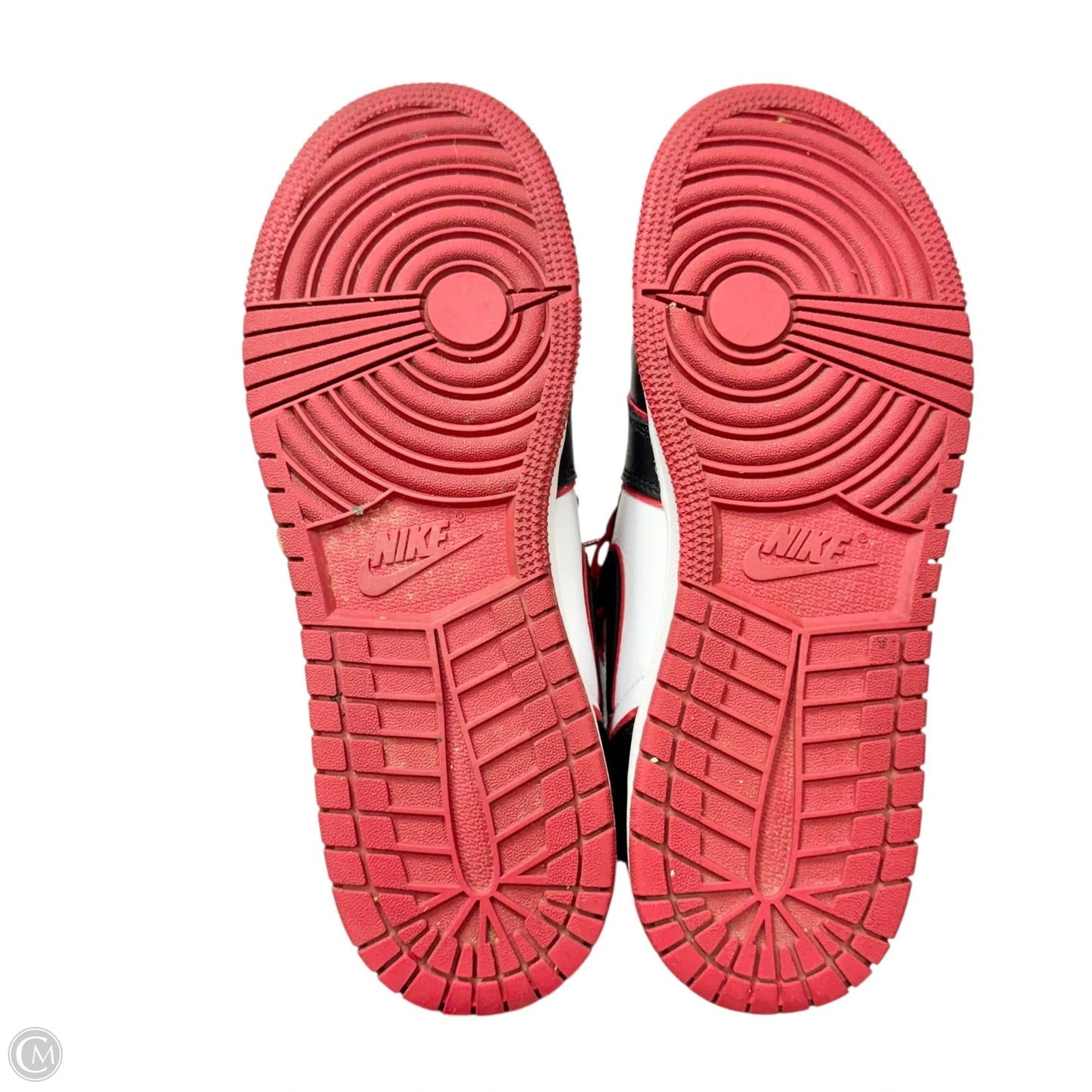 Shoes Luxury Designer By Jordan In Black & Red, Size: 8.5