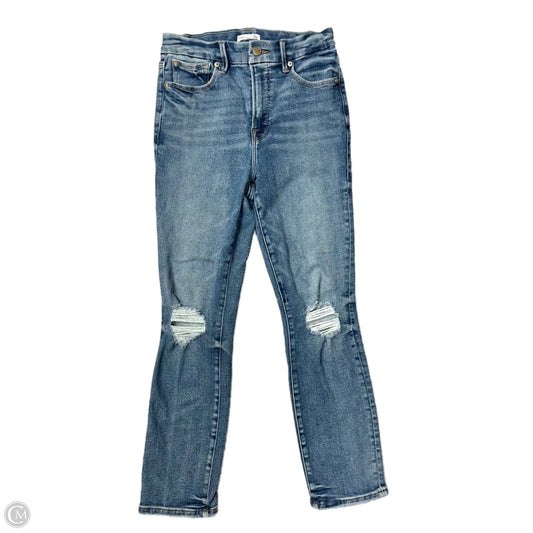 Jeans Skinny By Good American In Blue, Size: 6