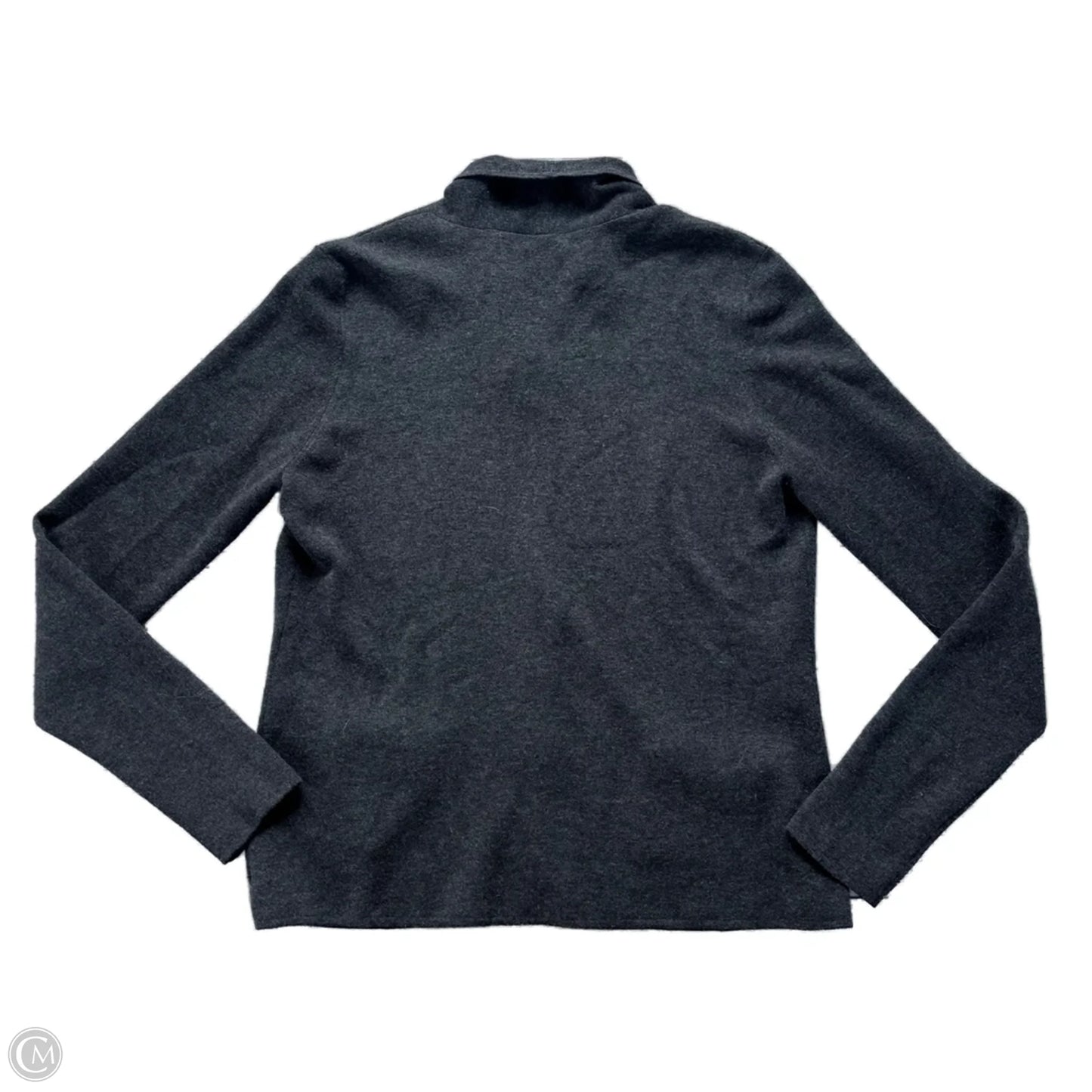 Sweater Cardigan By Worth Ny In Grey, Size: M