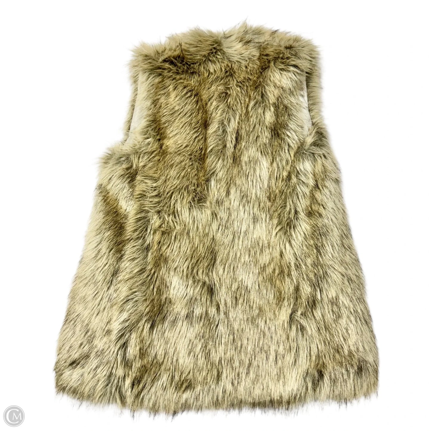 Vest Faux Fur & Sherpa By Banana Republic In Brown, Size: Xs