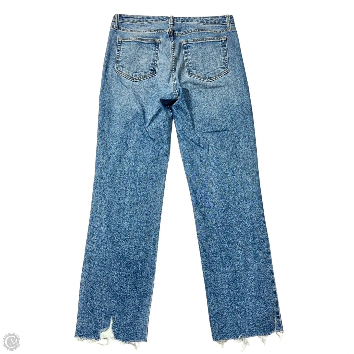 Jeans Straight By Just Black In Blue Denim, Size: 10