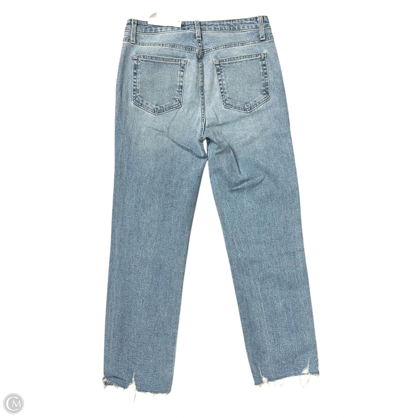 Jeans Straight By Just Black In Blue Denim, Size: 10