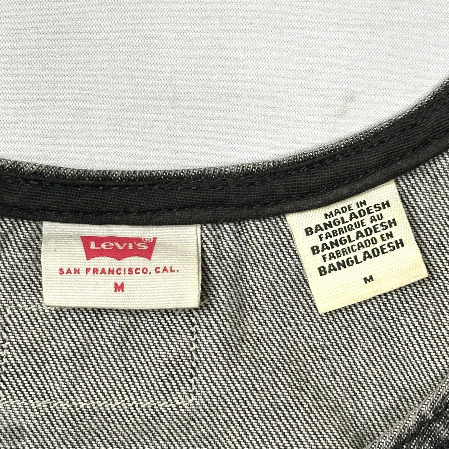 Dress Casual Short By Levis In Black Denim, Size: M