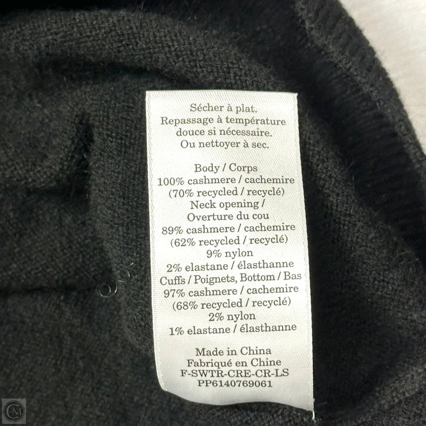 Sweater Cashmere By Everlane In Black, Size: M