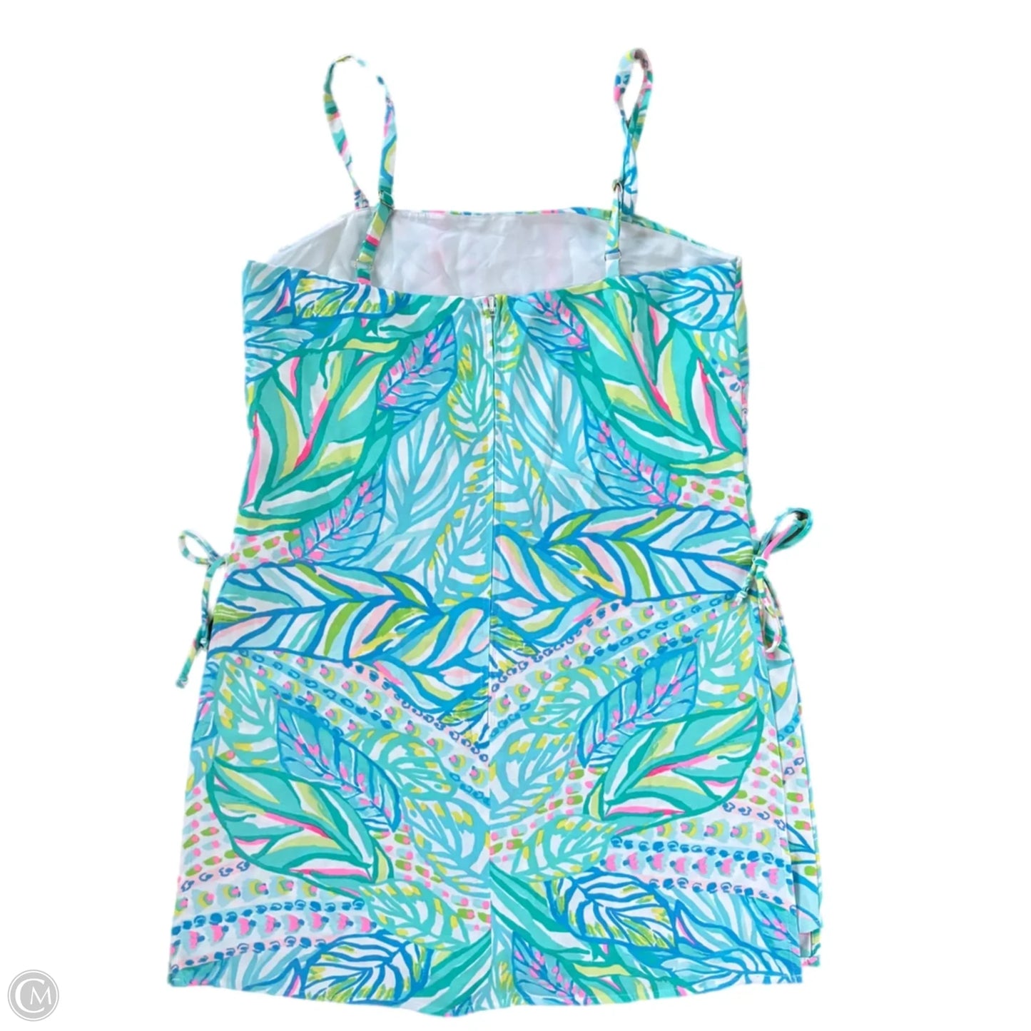Dress Designer By Lilly Pulitzer In Blue & Green, Size: M