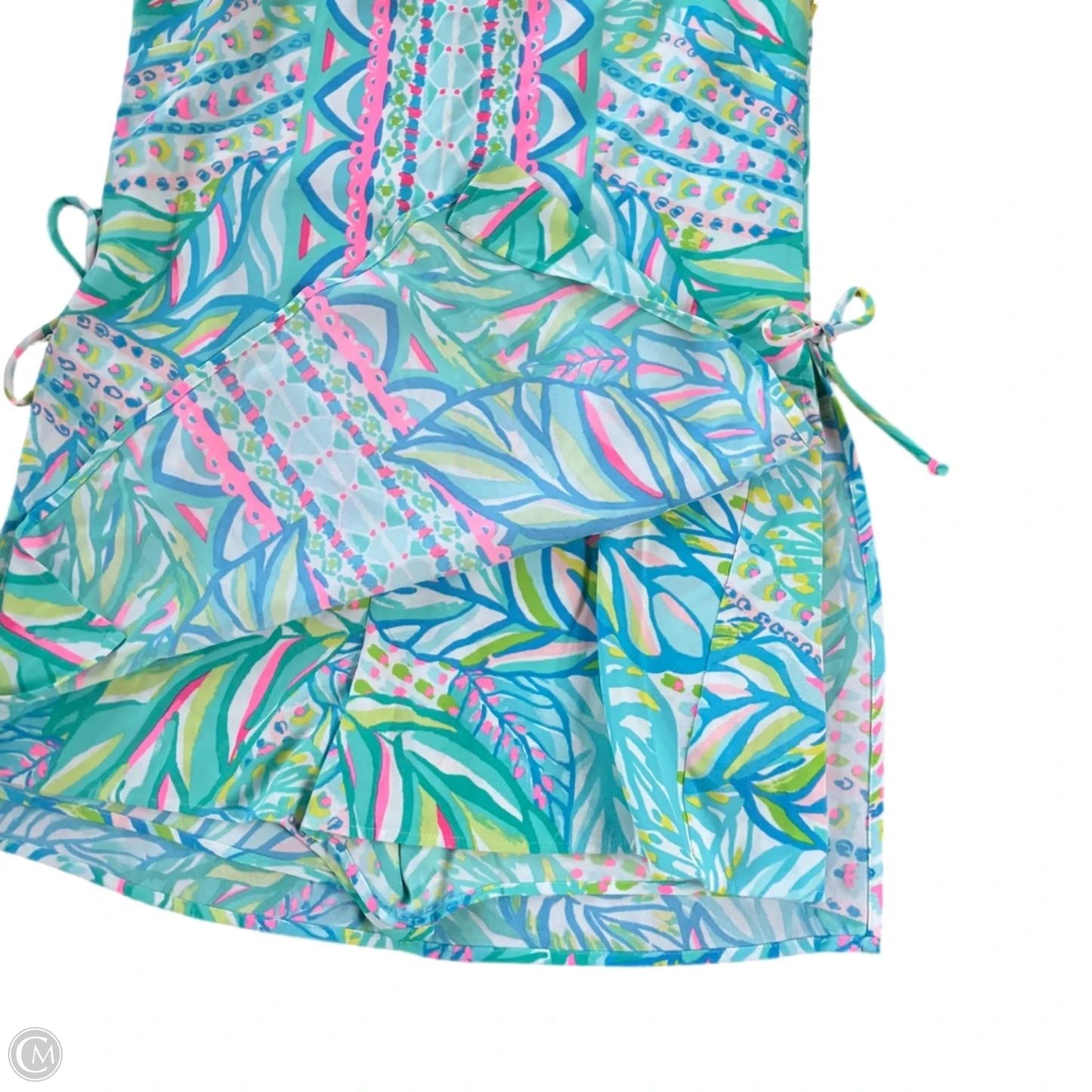 Dress Designer By Lilly Pulitzer In Blue & Green, Size: M
