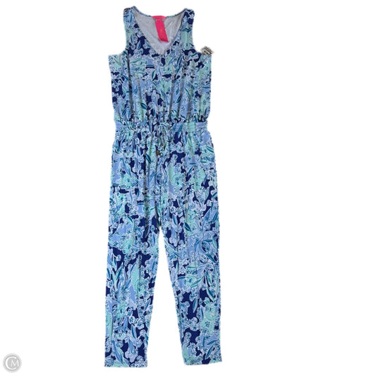 Jumpsuit Designer By Lilly Pulitzer In Blue, Size: L