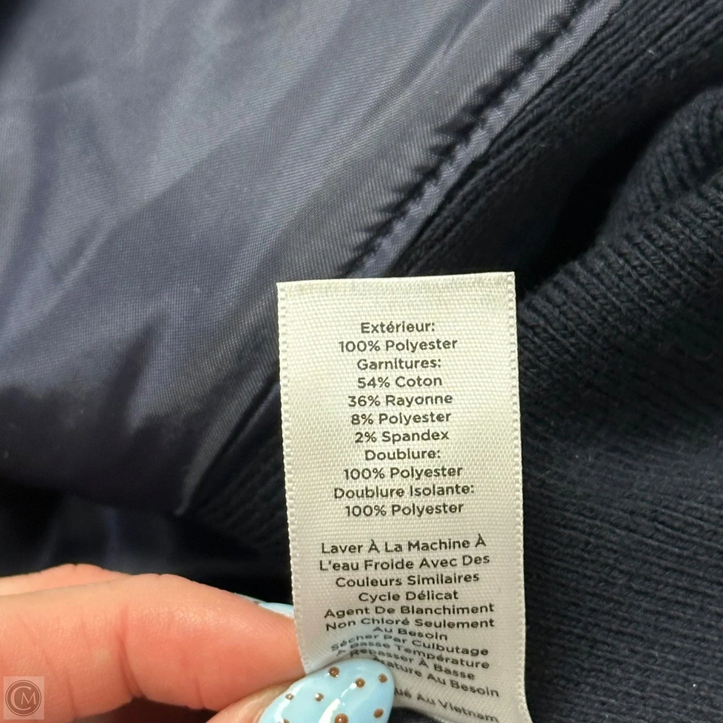 Vest Puffer & Quilted By Talbots In Blue, Size: Sp