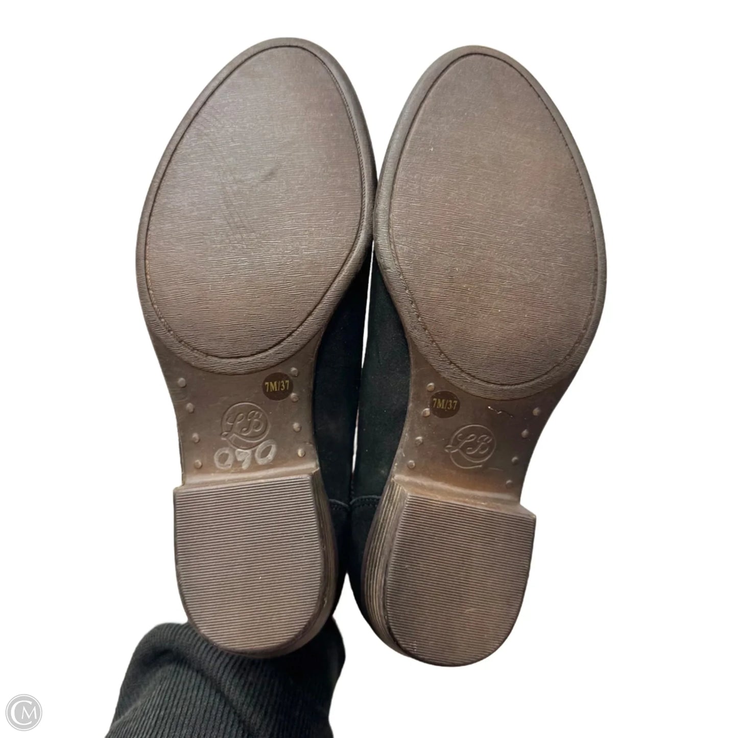 Boots Ankle Flats By Lucky Brand In Black, Size: 7