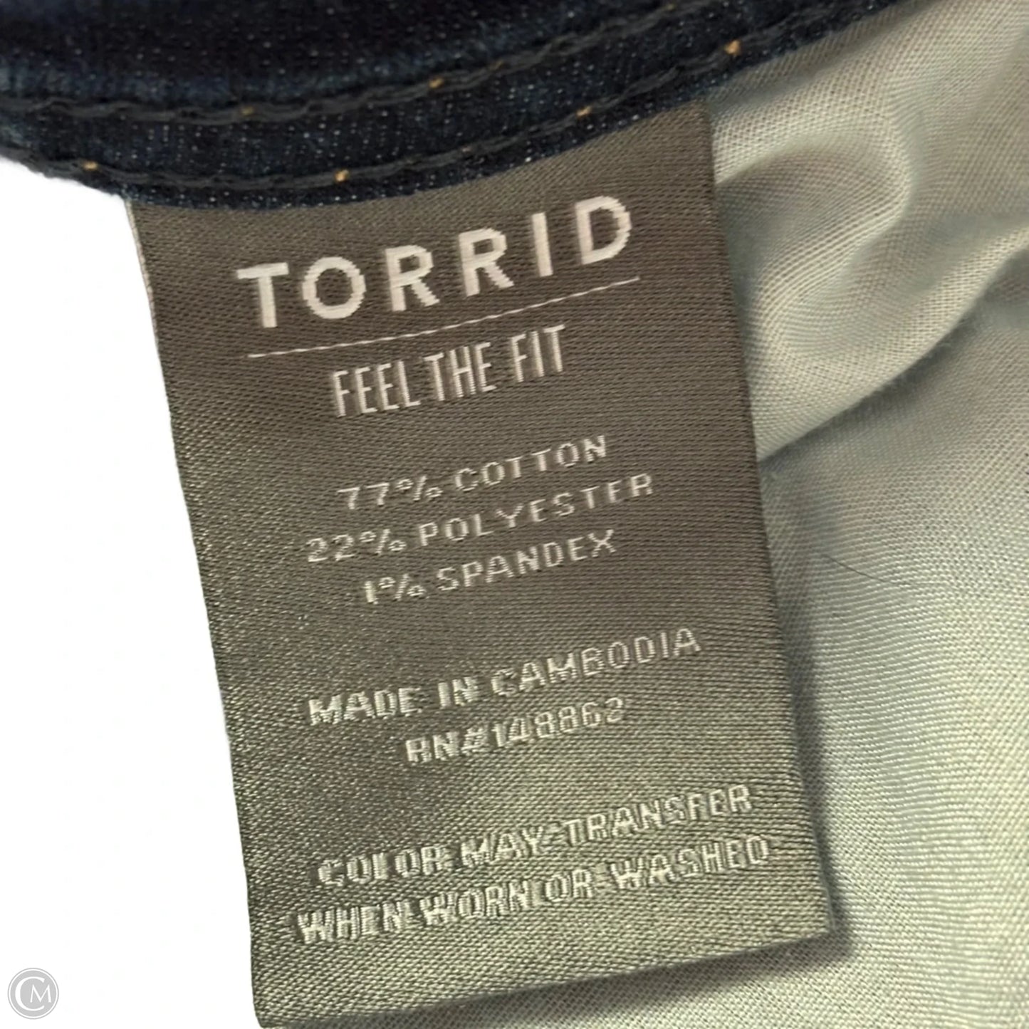 Jeans Boot Cut By Torrid In Blue Denim, Size: 18