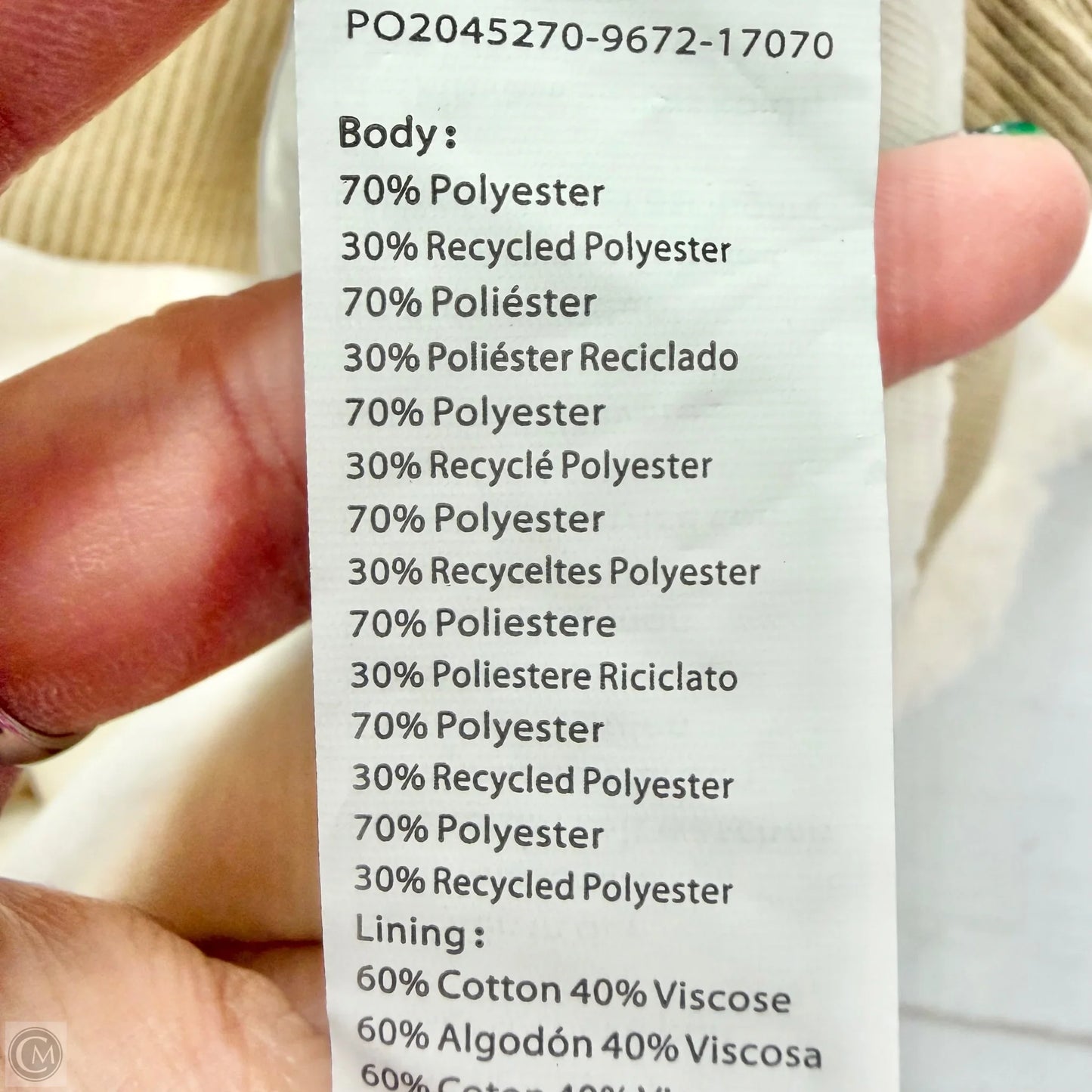 Athletic Sweatshirt Crewneck By Fabletics In Brown & Cream, Size: Xxl